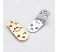 KiraKira Self Supporting Folding Table Hinge Flush Mounted Zinc Alloy Cabinet Door Hardware 80x30mm Gold