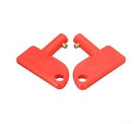 KiraKira Spare for battery Isolator Switch Key 100A 12V Systems, for Red Power Kill Off for Marine for Caravan Yacht, Electrical Isolation Key(2pcs)