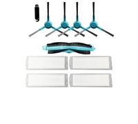 KiraKira Spare Parts Kit for Netbot LS22 Robot for Vacuum Cleaner, Includes for Main Brush 4 Side Brushes 4 Filters