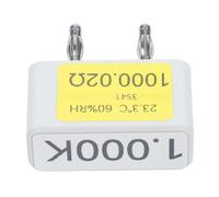 KiraKira Standard Resistor Multimeter Calibration 0.1% Tolerance 25PPM 4mm Lantern Banana for Head 3D Printed Case 100R-10M for Range(1K)