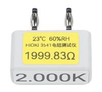 KiraKira Standard Resistor Multimeter Calibration 0.1% Tolerance 25PPM 4mm Lantern Banana for Head 3D Printed Case 100R-10M for Range(2K)