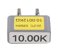 KiraKira Standard Resistor Multimeter Calibration 0.1% Tolerance 25PPM 4mm Lantern Banana for Head 3D Printed Case 100R-10M for Range(10K)