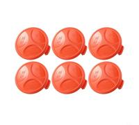 KiraKira Trimmer Spool Cover for Black & Decker BESTA525/BESTA528/BESTA530 ST1823,Replacement Cap for String Trimmer Grass Trimmer Spool Lawn Mower Line(6pcs)