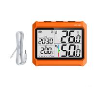 KiraKira Wireless Temperature Humidity Meter IPT 100, High Accuracy Industrial Sensor with External Probe, -20-70° for Range, Shock Resistant Data(instrument and probe)
