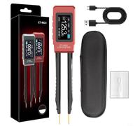 KiraKira ZT-MD2 LCR Meter Mount Components, Digital Clamp Tester Measuring Resistance Inductance Capacitance and for ESR Value(Standard)