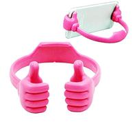KIRALOVE Desktop smartphone stand - compatible with all mobile phones - phone holder - original gift idea - desk - universal - watch phone seated pink - cheap - excellent quality bugs bunny
