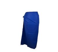 Kiran Fashion 100% Cotton Sarong Beach Cover up Light Weight Scarf wrap Summer Holiday (Blue)