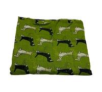 Kiran Fashion New Cute Animal Dog Puppy Printed Scarf scarves Neckerchief Viscose Cotton (Green Dachshund)