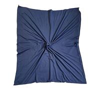 Kiran Fashion Premium Super Stretch Thick Jersey Lycra Scarf Hijab Wrap (Denim Blue)