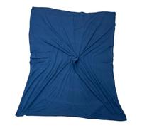 Kiran Fashion Premium Super Stretch Thick Jersey Lycra Scarf Hijab Wrap (Space Blue)