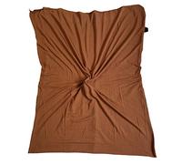 Kiran Fashion Premium Super Stretch Thick Jersey Lycra Scarf Hijab Wrap (Tan Brown)