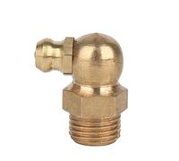 KIRANDY PIPE-FITTING 10PCS BSP Male Thread Brass Straight Elbow Type Hydraulic Oil Zerk Grease Nipple Tube Pipe Fitting (Color : NO9)