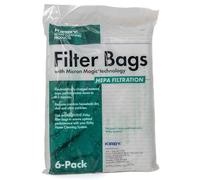 Kirby 204814 Micron Magic HEPA Filter Plus Bags, Polypropylene, White, 4 UK