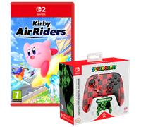 Kirby Air Riders with PDP Wireless Deluxe Controller GLOW Super Icons (Switch 2)