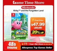 Kirby and the Forgotten Land Nintendo Switch Game Deals Physical Game Card Platformer Genre for Switch OLED Lite Game Console Random Cover