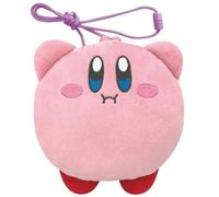 Kirby Plush Neck Pouch (Hover) - 5.5 Inch Soft Coin Purse with Strap & Snap Closure for Small Essentials
