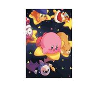 Kirby Star Anime Poster Canvas Poster Wall Art Decor Print Picture Paintings for Living Room Bedroom Decoration Unframe-style 16x24inch(40x60cm)