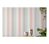 Kirby Stripe Pink Wallpaper by Crown - Textured Vinyl, Striped Pattern, Washable (M1642) 53cm x 10m