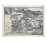 Kircher 1679 Map Mount Ararat Noah Bible Flood Unframed Wall Art Print Poster Home Decor Premium