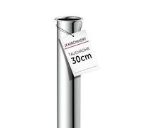 Kirchhoff 98848318 Immersion 30 cm Chrome, Extension 300 mm for Bottle Tube Siphon, 1 1/4 Inch, Extra Long Additional Pipe for Sink, Stainless Steel Drain, 300mm