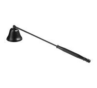 Kirecoo Candle Snuffer Extinguisher with Long Handle, Polished Stainless Steel Wick Flame Snuffer for Putting Out Wick Flame Safely, Black Candle Accessory