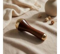 KIREIIS Kansa Wand Facial Massage Tool - Bronze Face Massager with Wooden Handle - Ayurvedic Inspired Self-Care & Facial Massage Tool