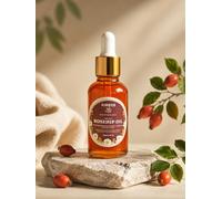 KIREIIS Organic Rosehip Seed Oil 30ml | 100% Pure Cold Pressed Unrefined | Natural Face Oil for Glowing Skin | Vitamin C | Vegan | For Face Hair Body Nails | Glass Pipette Bottle | Made in UK