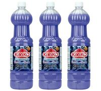 Kiriko Morning Glory Spanish Floor Cleaner 1.5L Powerful Multi-Surface Liquid Floor Cleaner Removes Dirt, Dust, Stains & Bad Odours Fresh Scent Household Spanish Cleaning Essential Product Pack of 3