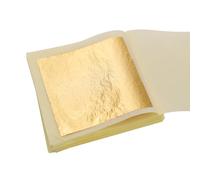 KIRIN 10 Sheets of Gold Leaf Sheets, Simulated Gold Foil Paper for Nail Art, Art Creations, Photo Frame Decoration, Home Furnishings and Multi-Art Decoration, 5 x 5 cm