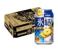 Kirin Hyoketsu Sparkling Pineapple Flavour 350ml 5% Alc./ Vol (Box of 24) Remium Quality Japanese Chuhai Vodka | Low Alcohol Liquor | Pre mixed & Ready to Drink Can
