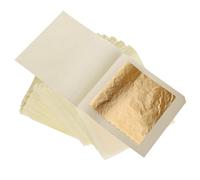 KIRIN Imitation Gold Leaf Sheets,1.97"x1.97" Gold Foil Sheets for Crafts Gilding,Resin Jewelry Making and DIY Nails(200 Pieces)