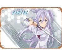 Kirin Toudou Gakusen Toshi Asterisk The Asterisk War: The Academy City On The Water Anime Poster Home Wall Decoration Retro Metal Tin Sign 8x12 inch