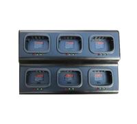 Kirisun DP405 Six Unit charger Compact 6-unit charger designed for Kirisun two-way radios