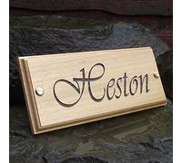 Kirkby Stringer Horse Name Plate Stable Door Plaque (Vivaldi Font) Custom Made To Your Horses Name