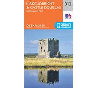 Explorer 312 Kirkcudbright & Castle Douglas Map With Digital Version - Orange, Orange One Size