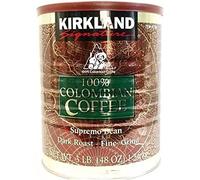Kirkland 100% Colombian Coffee Konakan Regular Coffee Depth Roasted Finely Ground Taki 1.36kgX4 cans