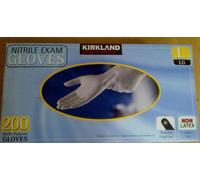 Kirkland Nitrile Exam Gloves 200 Large Multi Purpose Latex Free