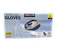 Kirkland Nitrile Exam Multi-Purpose Gloves 200 Count"Large Size"