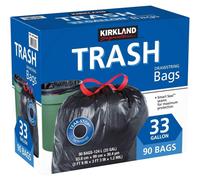 Kirkland Signature 33 Gallon Flex-Tech Bin Bags, Pack of 90