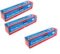 Kirkland Signature 45cm x 100m Heavy Premium Quality Aluminium Foil- 3 Pack