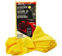 Kirkland Signature 713160 Ultra Plush Microfiber Towels 36 Pack, Yellow,H 40.6 x W 40.6 cm
