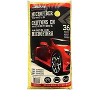 Kirkland Signature 713160 Ultra Plush Microfiber Towels 36 Pack, Yellow, H 40.6 x W 40.6 cm