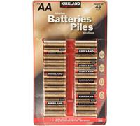 Kirkland Signature AA 1.5V Alkaline Batteries, 48 Pack by Kirkland Signature