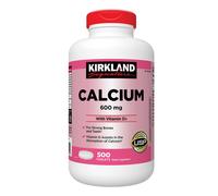 Kirkland Signature Calcium 600 mg + Vitamin D3 10 mcg (400 IU), 500 Tablets