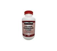 Kirkland Signature Calcium, Magnesium & Zinc - 600 Tablets for Strong Bones, Muscle Function & Immune Support