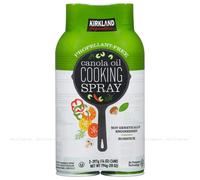 Kirkland Signature Canola Oil Cooking Spray Propellant Free - Pack of 2 x 397g