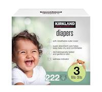Kirkland Signature Diapers, Size 3 (222-Count)