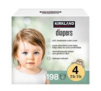 Kirkland Signature Diapers, Size 4 (198-Count)