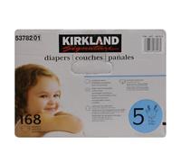 Kirkland Signature Diapers, Size 5 (168-Count)