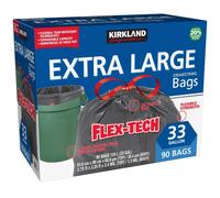 Kirkland Signature Flex-Tech 33-Gallon Trash Bag (90 Count)